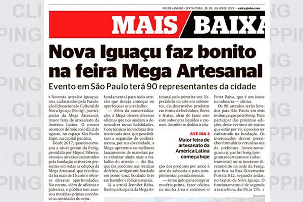 Nova Iguaçu faz bonito feira Mega Artesanal